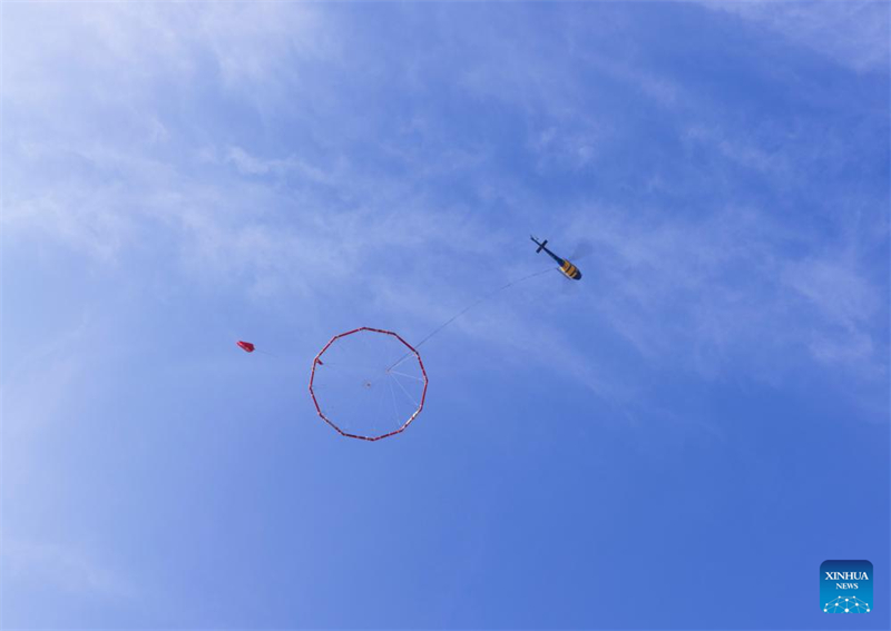 Primeiro sistema de detecção eletromagnética transportado por helicóptero da China é implantado