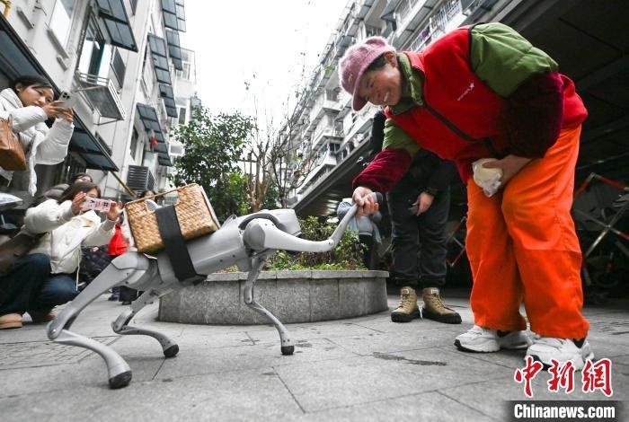 Hangzhou: cão robótico inicia serviço comunitário