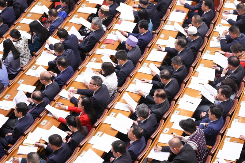 Legislatura nacional da China realiza 2ª reunião plenária da sessão anual