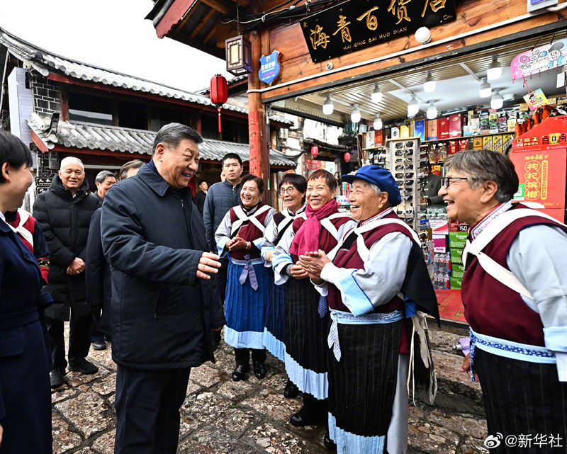 Xi Jinping inspeciona a Província de Yunnan, no sudoeste da China