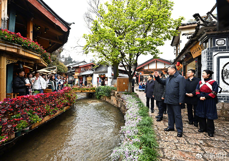 Xi Jinping inspeciona a Província de Yunnan, no sudoeste da China