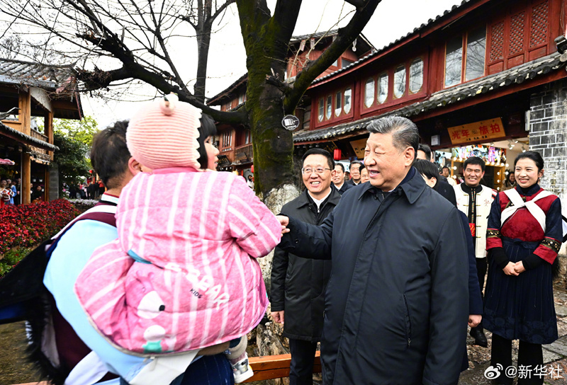 Xi Jinping inspeciona a Província de Yunnan, no sudoeste da China