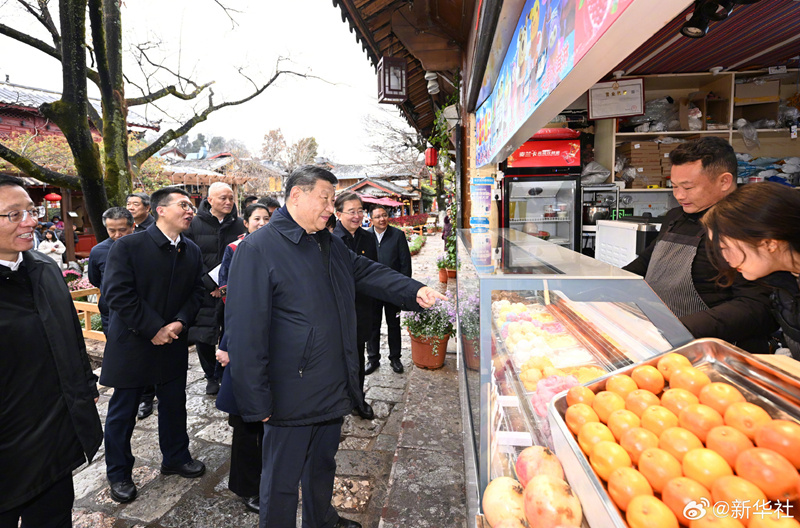 Xi Jinping inspeciona a Província de Yunnan, no sudoeste da China