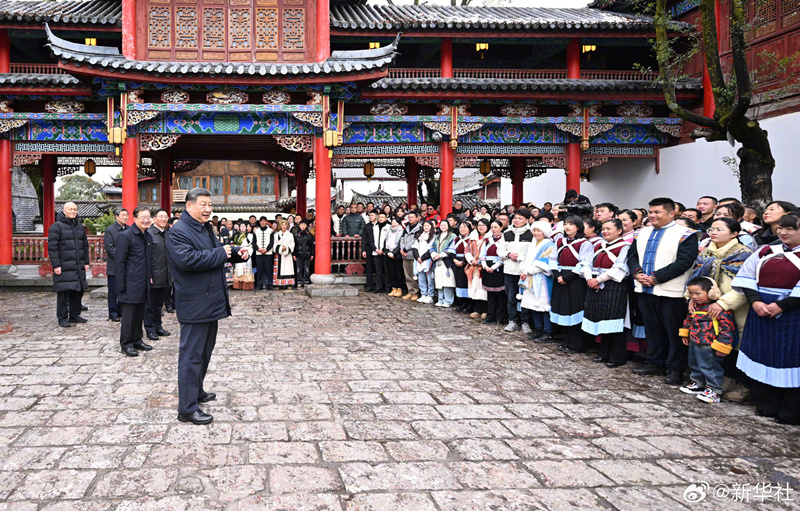 Xi Jinping inspeciona a Província de Yunnan, no sudoeste da China