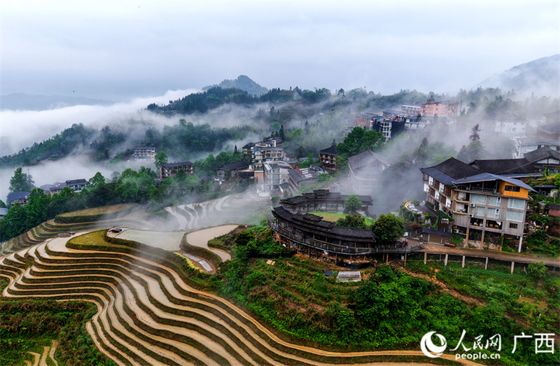 Guangxi: beleza dos terraços atrai visitantes