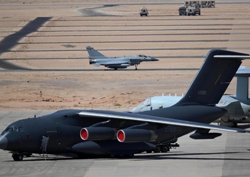 Forças aéreas chinesas e egípcias realizam treinamento conjunto no Egito