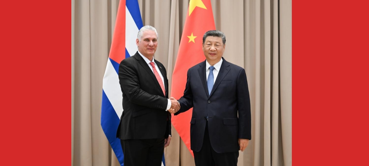 Xi Jinping diz que China apoia Cuba na salvaguarda da soberania e na oposição à interferência estrangeira