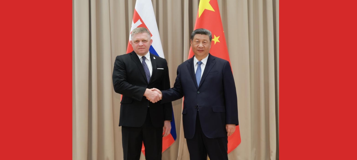 Xi Jinping diz que China está disposta a trabalhar com Eslováquia para enfrentar desafios e salvaguardar justiça internacional