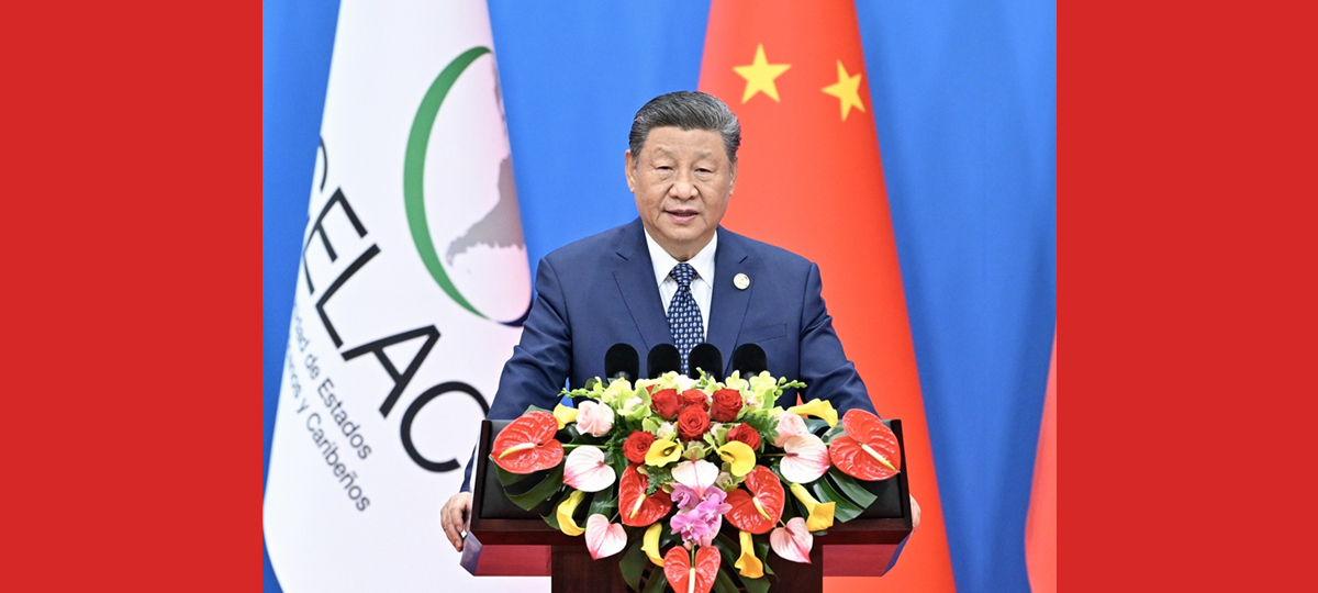 China está pronta para trabalhar com países da América Latina e do Caribe para implementar Iniciativa de Desenvolvimento Global, diz Xi Jinping