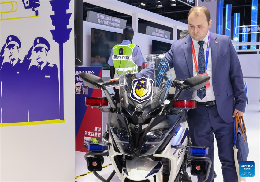 12ª Exposição Internacional de Equipamentos Policiais da China é realizada em Beijing
