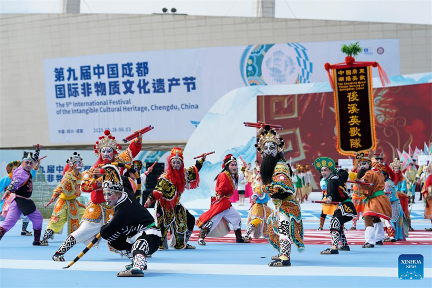 9º Festival Internacional de Patrimônio Cultural Imaterial é inaugurado em Chengdu