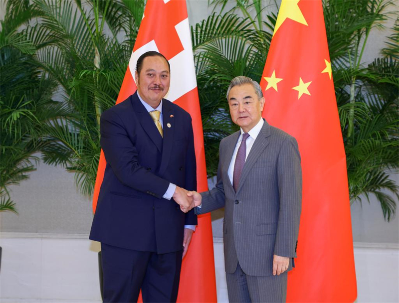 Ministro das Relações Exteriores da China se reúne com convidados dos países insulares do Pacífico