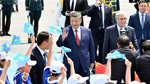 Xi Jinping chega a Astana para Cúpula China-Ásia Central