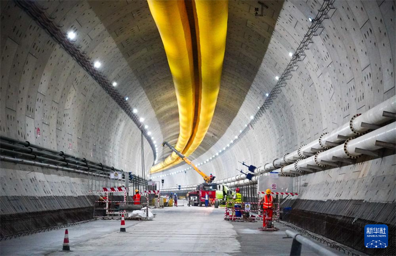 Túnel subaquático de maior diâmetro do mundo conclui trecho do Rio Amarelo