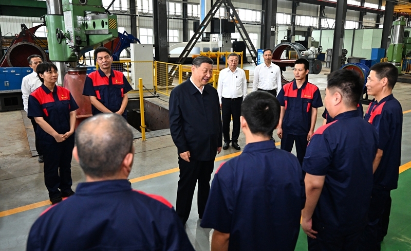 Xi Jinping enfatiza transformação da economia baseada em recursos e promoção da modernização chinesa durante visita de inspeção em Shanxi