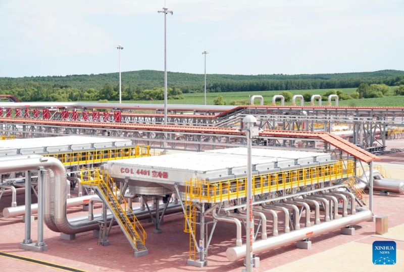 Trecho chinês do gasoduto da rota leste entre China e Rússia transporta mais de 100 bilhões de metros cúbicos