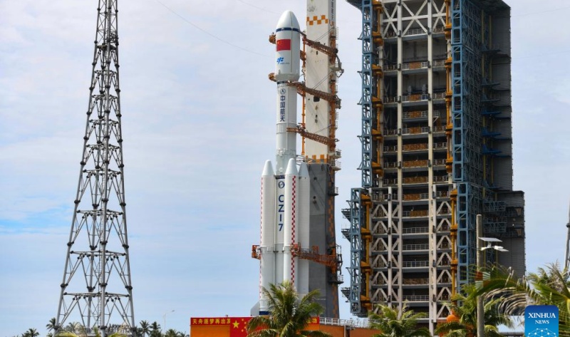 Espaçonave chinesa Tianzhou-9 é transportada para local de lançamento