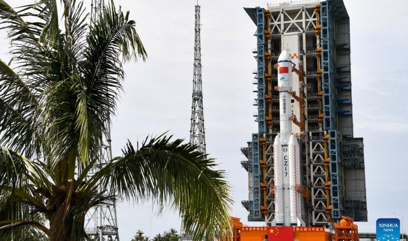 Espaçonave chinesa Tianzhou-9 é transportada para local de lançamento