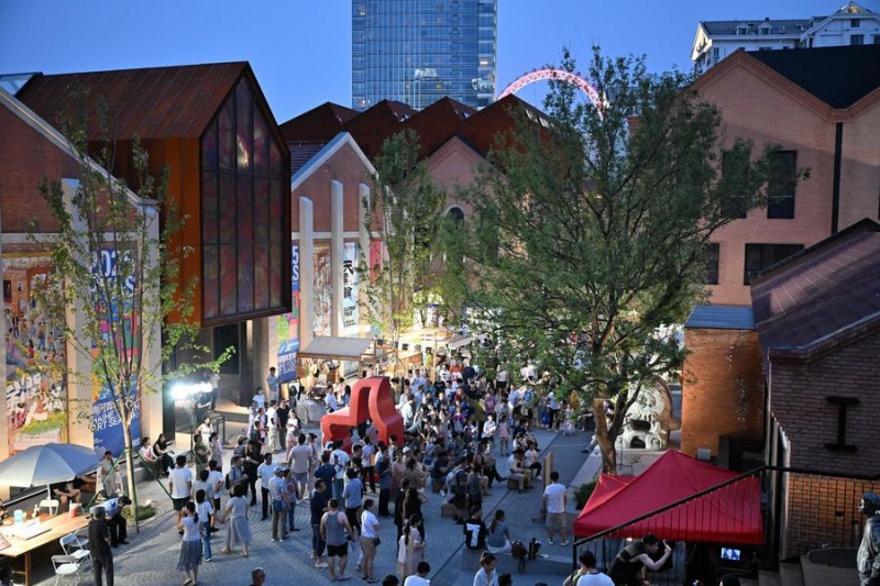 Projeto pioneiro em Tianjin une arte, comunidade e turismo em espaço urbano integrado