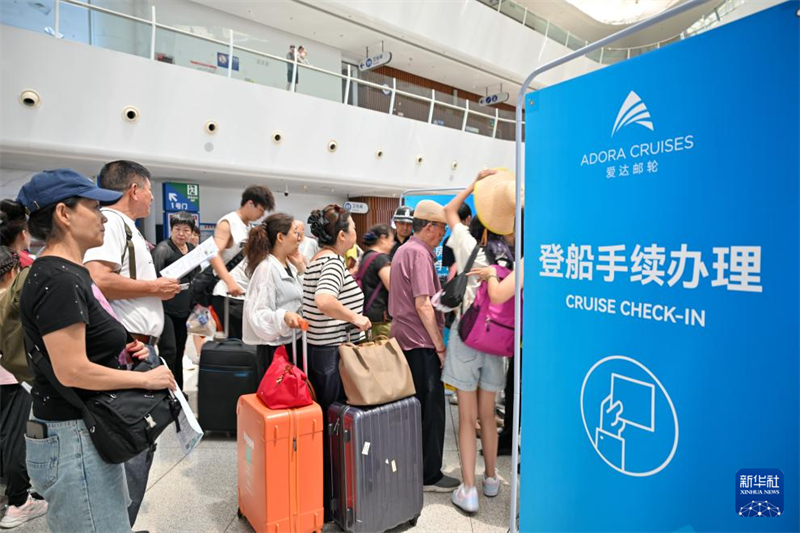 Tianjin registra crescente fluxo turístico de cruzeiros durante o verão