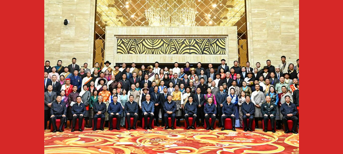 Xi Jinping pede esforços conjuntos para modernização em reunião com representantes de toda a região de Xizang