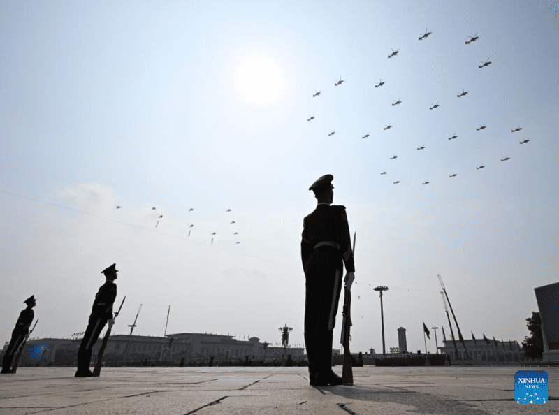 China realiza massivo desfile para marcar 80º aniversário da vitória da Segunda Guerra Mundial