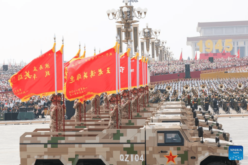 China realiza massivo desfile para marcar 80º aniversário da vitória da Segunda Guerra Mundial