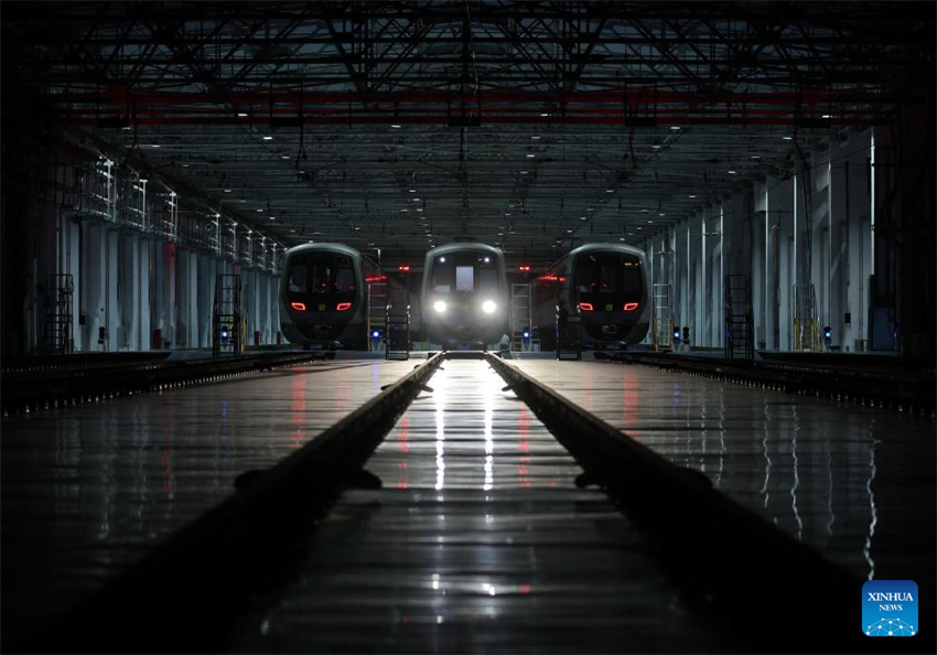 Rede de metrô aumenta em Shijiazhuang, norte da China
