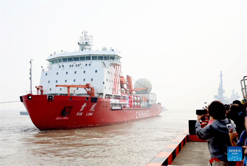 China inicia 42ª expedição à Antártida