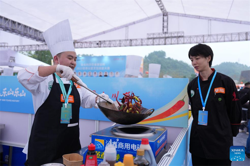 8ª Conferência Mundial de Culinária de Sichuan realizada em Leshan, sudoeste da China