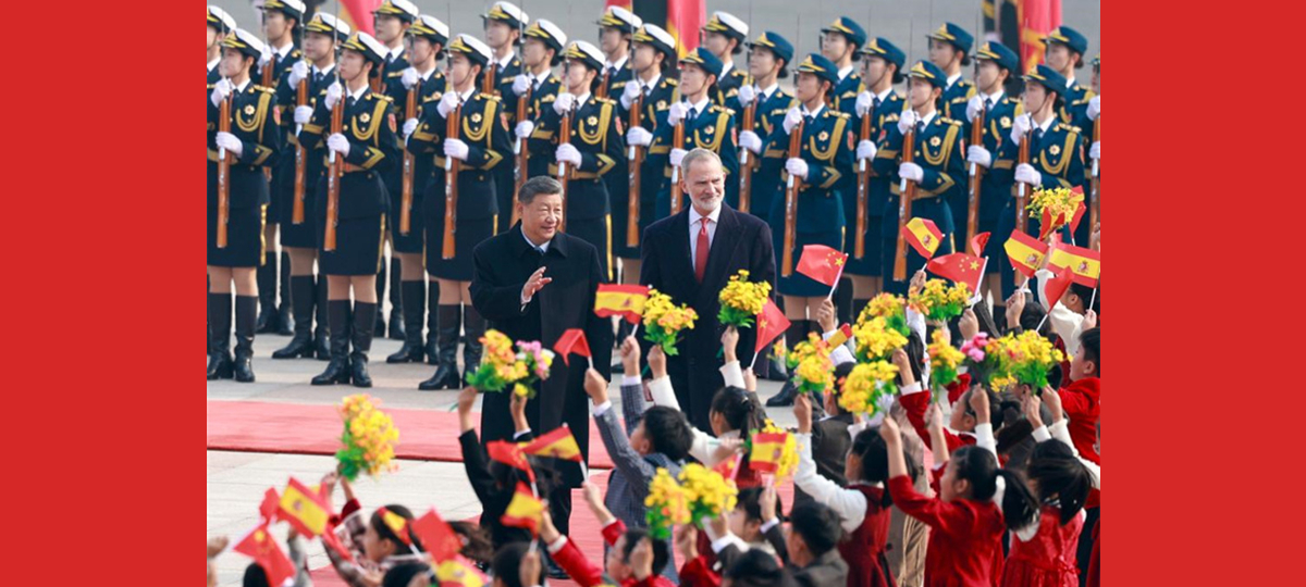 China e Espanha construirão laços bilaterais mais estrategicamente resilientes, dinâmicos e internacionalmente influentes, diz Xi Jinping