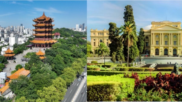 Cidade chinesa de Wuhan e São Paulo tornam-se cidades-irmãsApós aprovação da Associação de Amizade do Povo Chinês com o Exterior, Wuhan, capital da Província de Hubei, no centro da China, e São Paulo, a maior metrópole brasileira, estabeleceram oficialmente relações de cidades-irmãs.