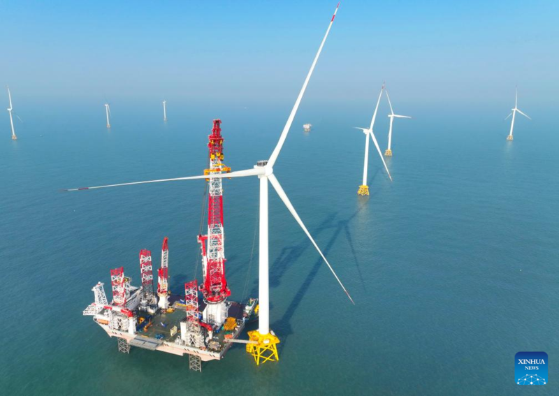 Turbina eólica offshore de 20 megawatts instalada no sudeste da China