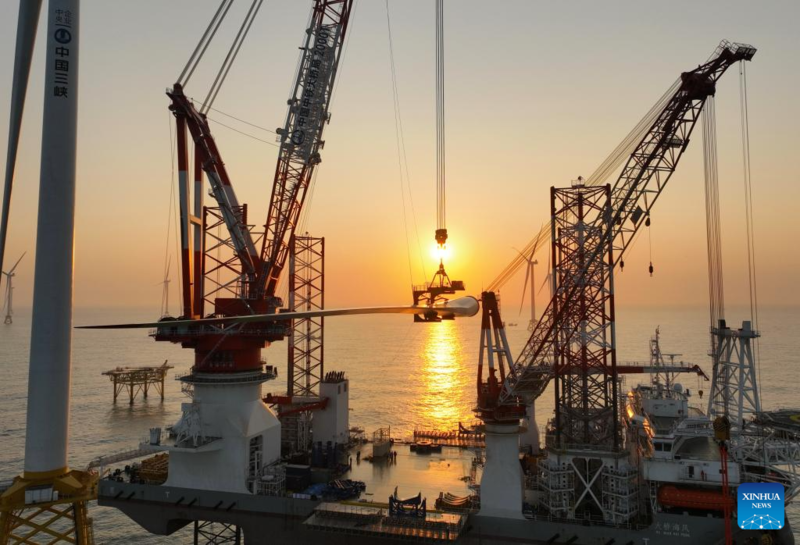 Turbina eólica offshore de 20 megawatts instalada no sudeste da China