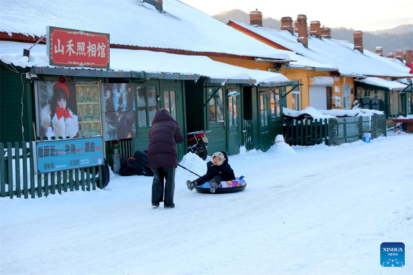 Cidade exótica se torna destino turístico popular na província de Heilongjiang