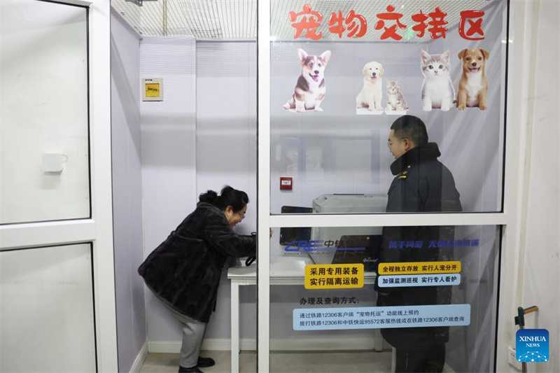 China amplia serviços de transporte de animais de estimação em trens de alta velocidade para viagens do Festival da Primavera