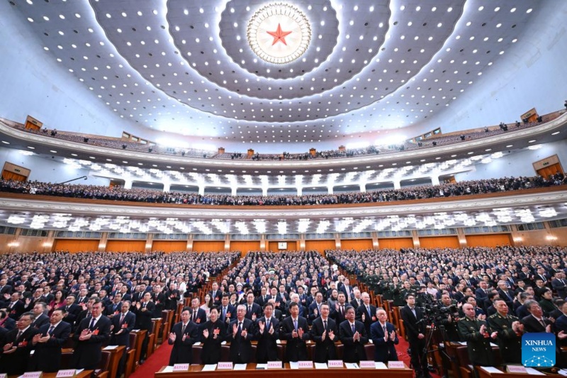 Legislatura nacional da China realiza segunda reunião plenária