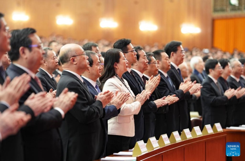 Legislatura nacional da China realiza segunda reunião plenária