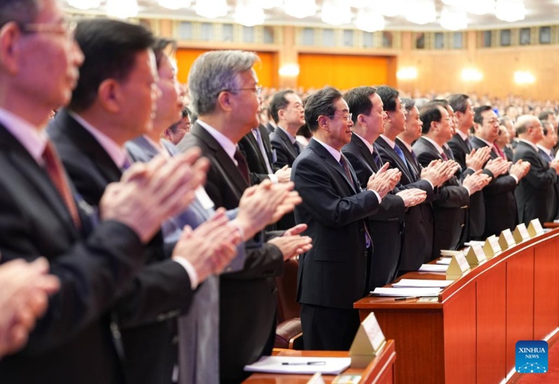 Legislatura nacional da China realiza segunda reunião plenária
