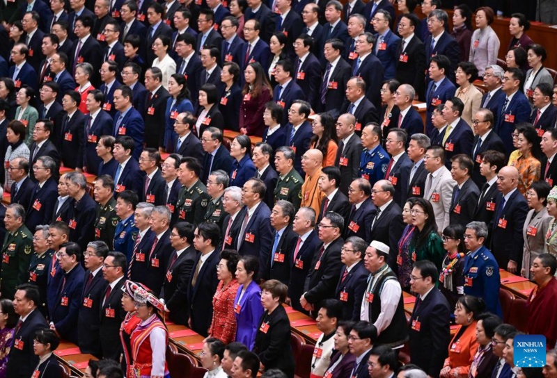 Mais alto órgão consultivo político da China realiza reunião de encerramento da sessão anual
