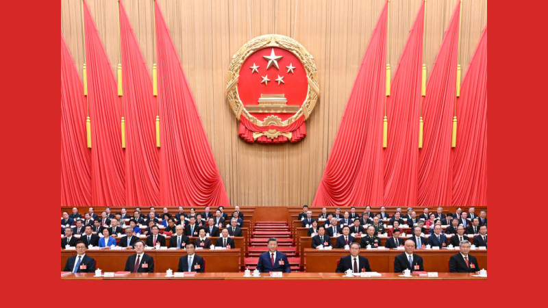 Legislatura nacional da China realiza reunião de encerramento da sessão anual