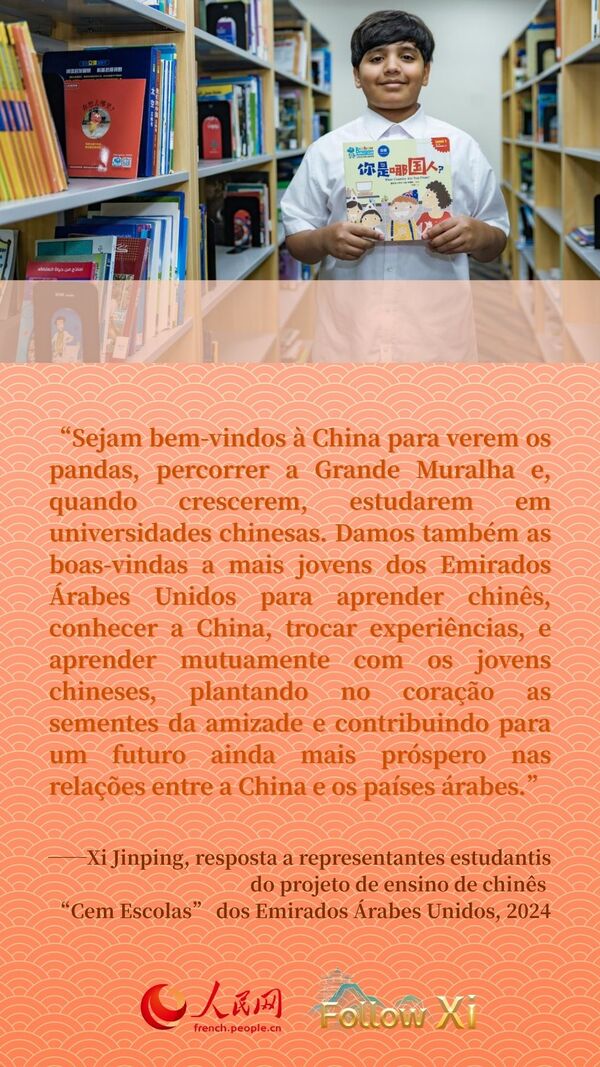 Infogáfico: Xi Jinping encoraja jovens estrangeiros a aprender chinês e conhecer a China