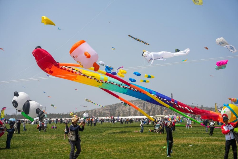 Festival Internacional de Pipas de Weifang inaugurado com grande cerimônia