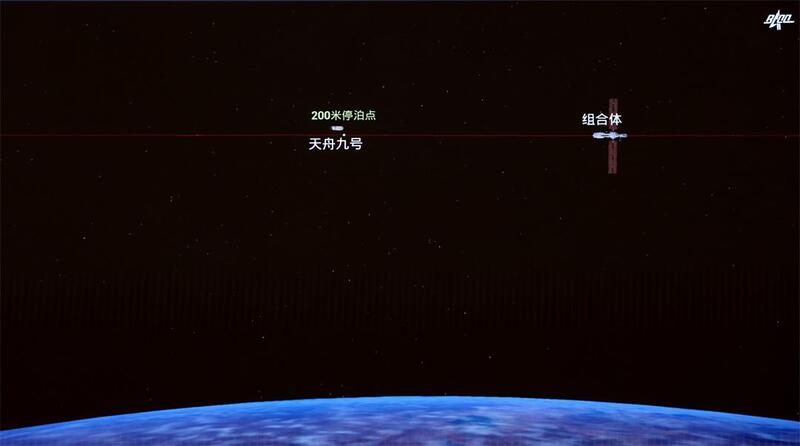 Nave de carga Tianzhou-9 da China se desacopla da combinação da estação espacial