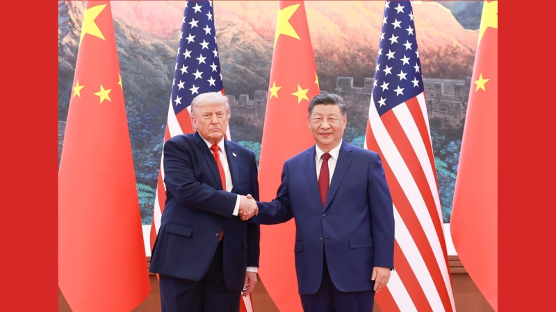 Xi Jinping mantêm conversas com Trump em Beijing