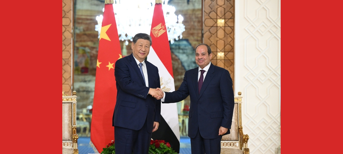 Xi Jinping pede aprofundamento da cooperação China-Egito e apresenta proposta para Oriente Médio