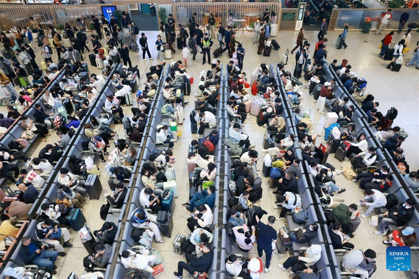 Ferrovias da China registram pico de retorno do feriado em meio a um mercado de turismo aquecido