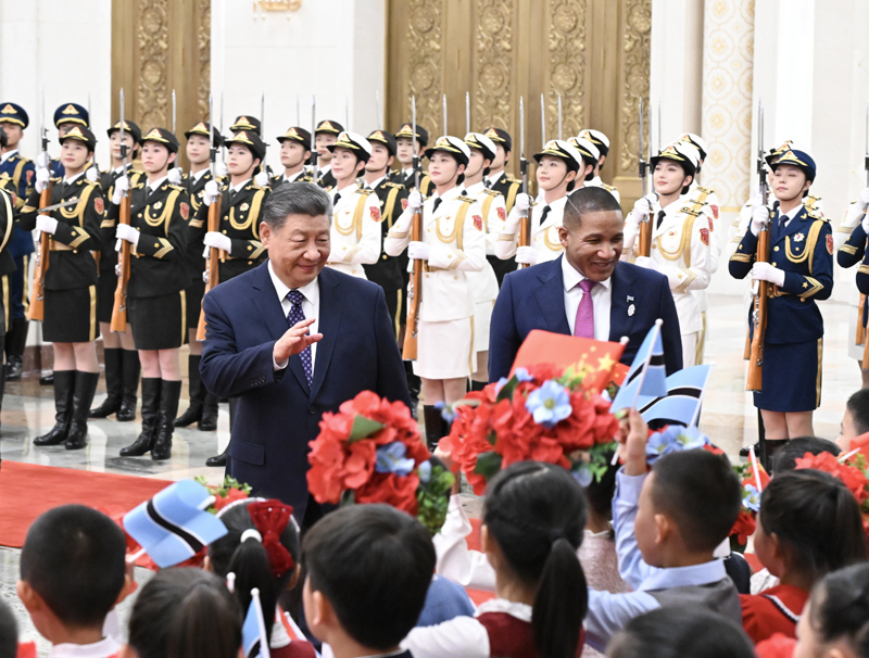 China e Botsuana estabelecem parceria cooperativa estratégica abrangente