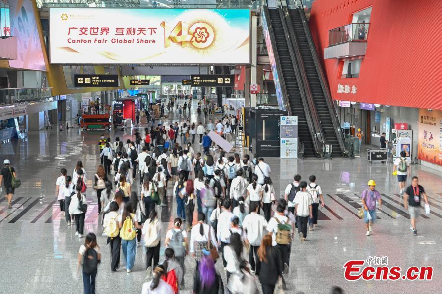 140ª Feira de Cantão prestes a ser inaugurada em Guangzhou