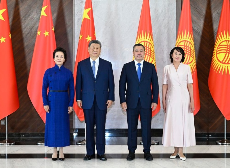 Xi Jinping diz que China está pronta para trabalhar com Quirguistão para fortalecer alinhamento das estratégias de desenvolvimento